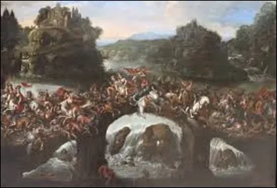 Quel maniériste a peint en 1610 ce tableau intitulé ''La Bataille entre les Amazones et les Grecs'' ?