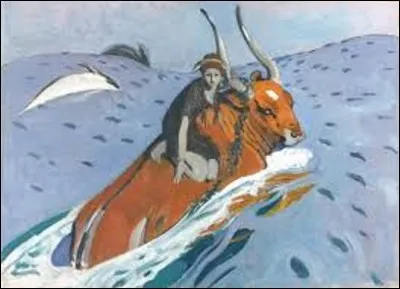 Peint un an avant sa mort, ''L'Enlèvement d'Europe'' est un tableau d'un artiste russe. Lequel des trois peintres proposés a représenté cette scène en 1910 ?