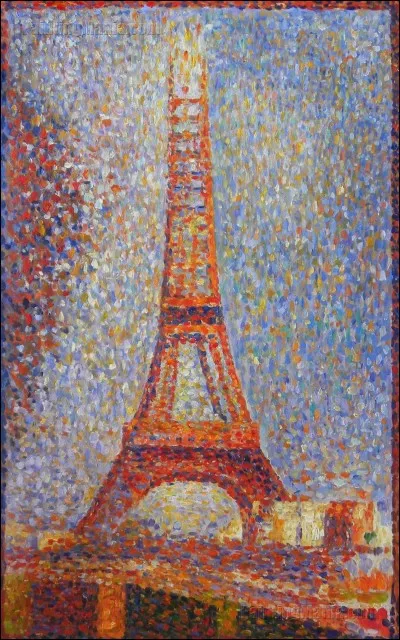 Qui a réalisé le tableau intitulé "La Tour Eiffel" ?
