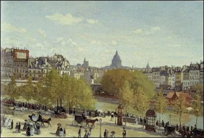 Qui a peint cette huile sur toile ?