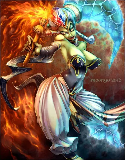 (Attention ! On monte d'un niveau !) Quel est le nom des sœurs Gerudo fusionnées ensemble ?