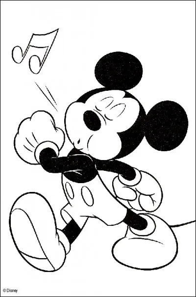 Que chante Mickey dans le générique ?