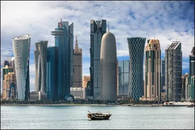 Ville du golfe persique, capitale du Qatar :