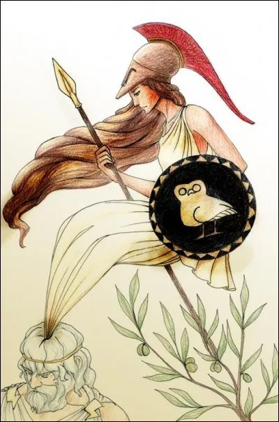 La fille qu'il eut avec Métis sortie de son crâne. Qui est-elle ?