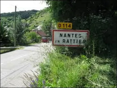 Nous sommes en Auvergne-Rhône-Alpes à l'entrée de Nantes-en-Ratier. Nous nous trouvons dans le département ...