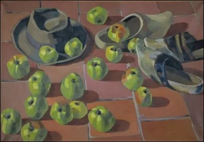 Qui a peint "Pomme, chapeau et sabots" ?