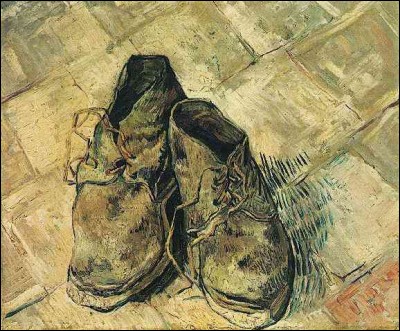 Qui a peint "Une paire de chaussures" ?