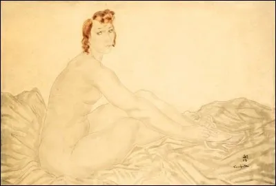 Qui a peint "Nu assis à la chaussure" ?