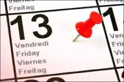 En 2019, il y a quatre vendredis 13.