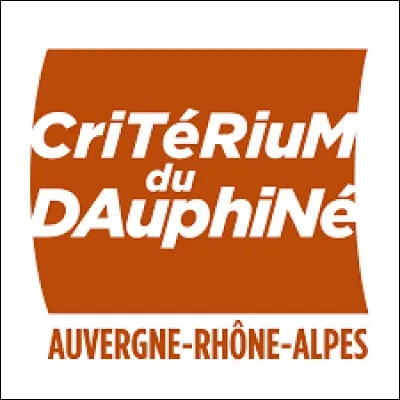 Le Critérium du Dauphiné se déroule toujours au mois de juin.