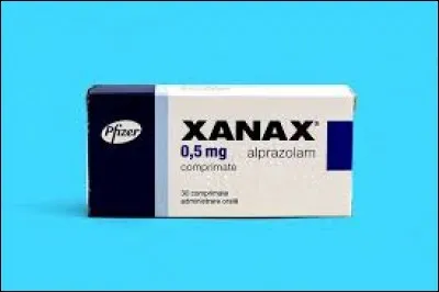 "X" comme "Xanax". Très consommé, ce médicament s'utilise pour lutter contre :
