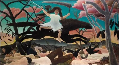 Quel peintre naïf est l'auteur de ce tableau intitulé ''La Guerre'' ?