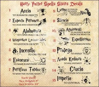 Quel a été le premier sortilège que les premières années ont appris ?