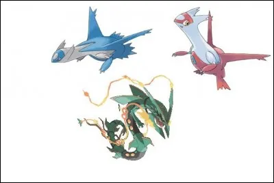 Qui sont ces trois Pokémon ?