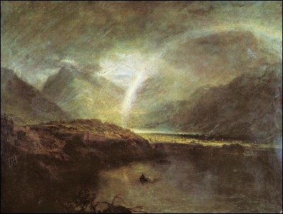 Quel peintre romantique anglais est l'auteur du tableau "Lac Buttermere" ?