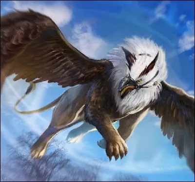 Quelle est cette créature fabuleuse qui possède les ailes et le bec de l'aigle et le corps du lion ?