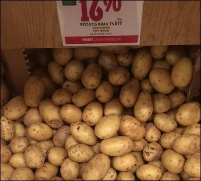 Il vous faudra, ici, vous armer de patience et d'un éplucheur pour déguster ... patates à 1 $. Où êtes-vous en train de galérer ?
