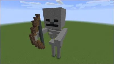 Que donne un squelette quand il meurt à cause d'un Creeper chargé ?