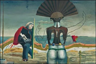 Peintre et sculpteur rattaché aux mouvements dadaïste et surréaliste, auteur de ce tableau :