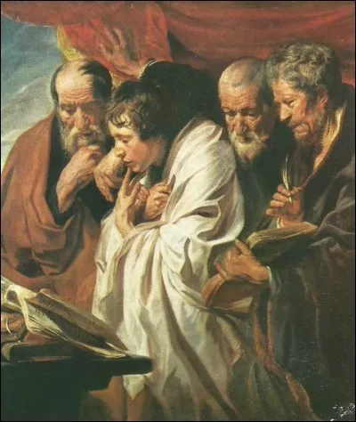 Qui n'est pas un des quatre évangélistes ?