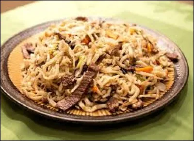 Tsuivan : p&acirc;tes cuites &agrave; la vapeur, avec des carottes, de spommes de terre et des morceaux de mouton.Khorkhog : morceaux de moutons accompagn&eacute;s de l&eacute;gumes et cuits avec des pierres chaudes que l'on place &agrave; l'int&eacute;rieur d'une grosse marmite. Quel est le pays d'origine de ces deux plats ?