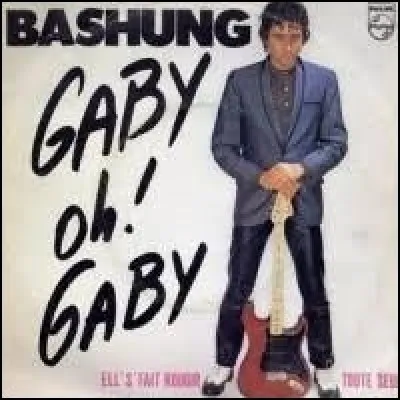 ''Gaby oh Gaby'' est une chanson d'Alain Bashung. Quelle actrice au nom rappelant celui d'une cité bretonne se prénommait Gaby ?