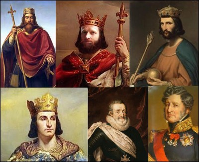 Parlons des différentes dynasties principales qui ont régné sur la France.En ne prenant pas en compte la dynastie impériale (Napoléon 1e et Napoléon III) combien y-a-t-il eu de dynasties régnantes ?