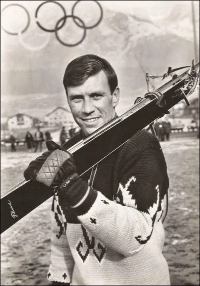 Skieur français, médaille d'argent en descente eux olympiques d'hiver de 1964 :