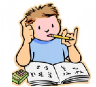 Ma sur fait ses devoirs le mercredi.