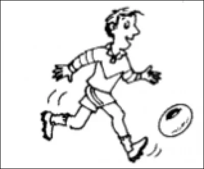 Il joue au foot le samedi.