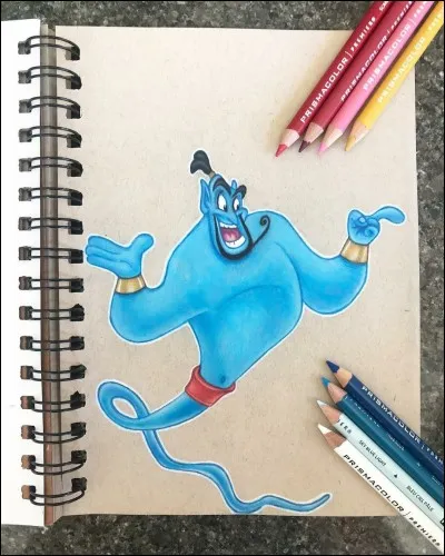 Combien d'années le Génie dit-il avoir été emprisonné dans la lampe ?