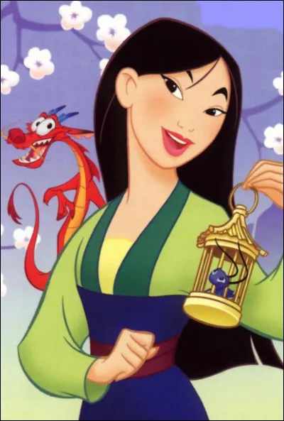Qui donne un criquet (porte-bonheur) à Mulan ?