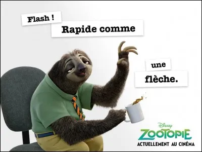 Dans ''Zootopie'' que veut demander Judy à Flash ?
