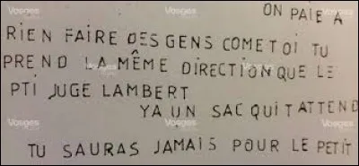 La réponse, elle, n'est pas anonyme !