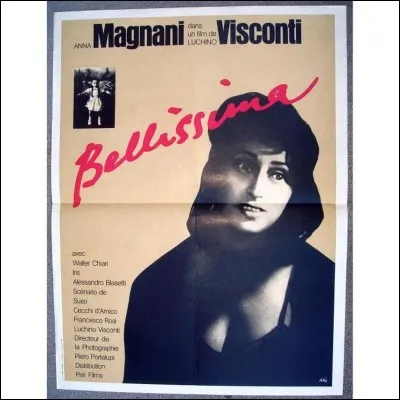 "Bellissima" est un long-métrage réalisé par Federico Fellini.