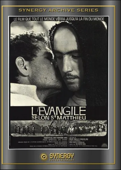 "L'Évangile selon saint Mathieu" est un film mis en scène par Pier Paolo Pasolini.