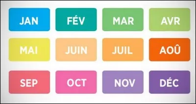 Lequel de ces mois préfères-tu ?