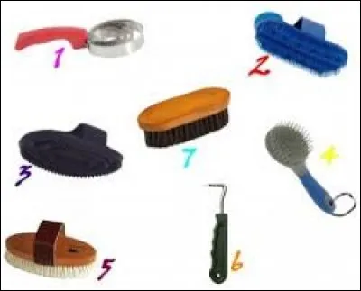 Quel est le nom de la brosse n°5 ?