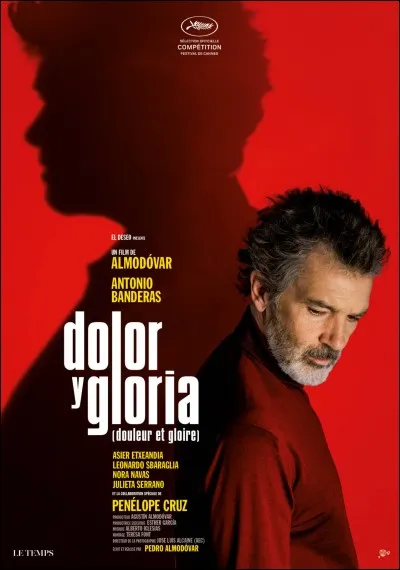 "Douleur et Gloire" est un film mis en scène par Pedro Almodovar.