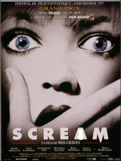 Qu'est-ce qui est caché sur le "A" de "SCREAM" ?