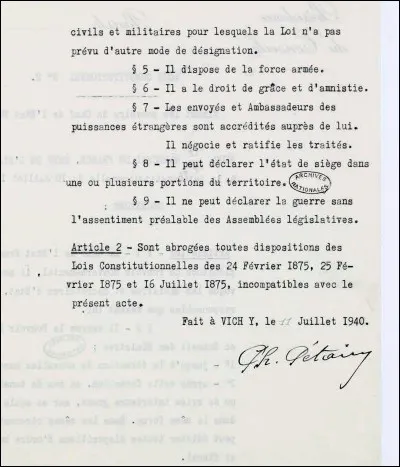 Quel est l'autre nom du régime de Vichy ?