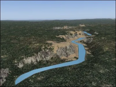 Le plus long fleuve du monde, par son embouchure sud, est...