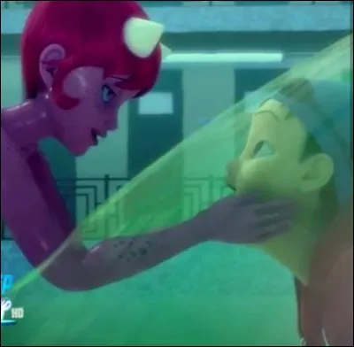 Comment s'appelle la nageuse qui est amoureuse de Kim Chien Lê ?