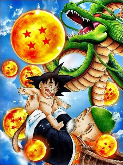 Où Sangohan a-t-il trouvé Sangoku ? (Le grand-père)