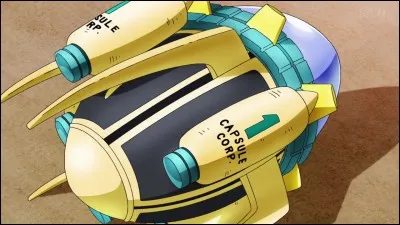 Qu'est-il écrit sur la machine à remonter le temps de Trunks ?