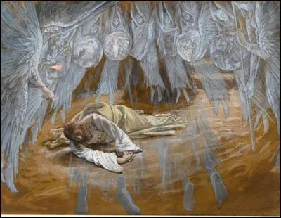 Qui a peint "La grotte de l'agonie" ?