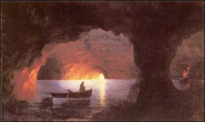 Qui a peint "Grotte azur, Naples" ?