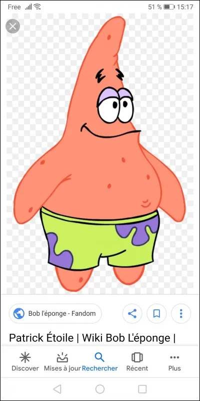 Comment s'appelle le meilleur ami de Bob l'éponge ?