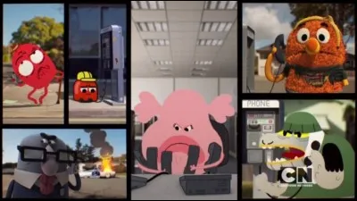 Dans l'épisode "Le papillon", qu'observe involontairement Darwin au microscope ?