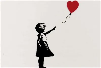 Qu'est-il arrivé à cette toile de Banksy intitulée "Girl with Balloon" ?